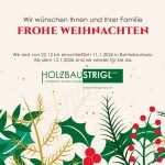 Weihnachten Holzbau Strigl